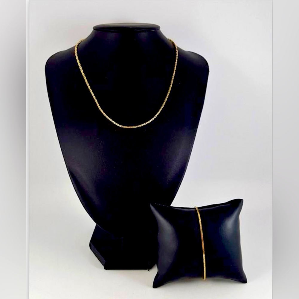 Vintage Signed GIVENCHY Necklace And Bracelet Set